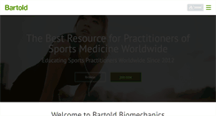 Desktop Screenshot of bartoldbiomechanics.com
